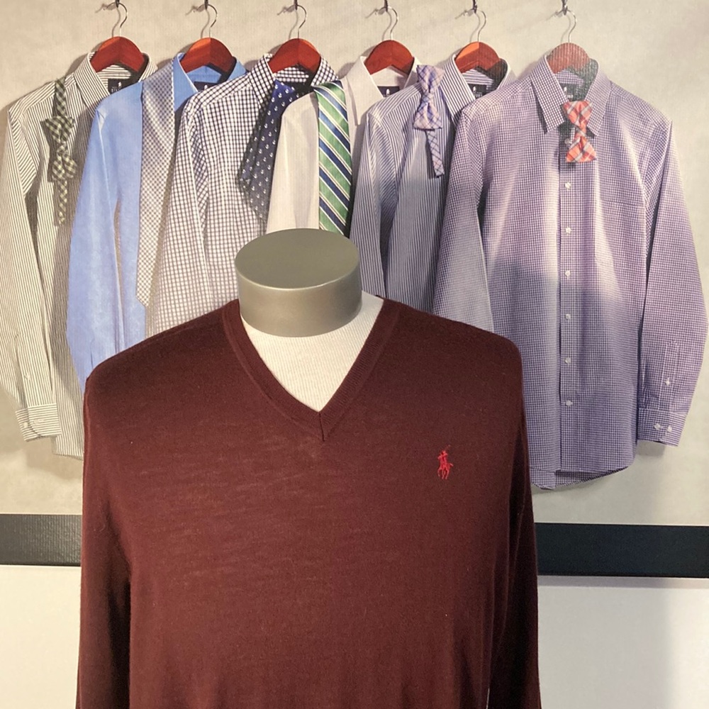 Thin Polo v neck quality items